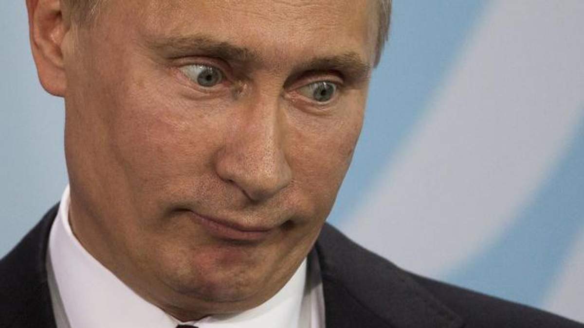 Маніакальний погляд Путіна Маніакальний погляд Путіна