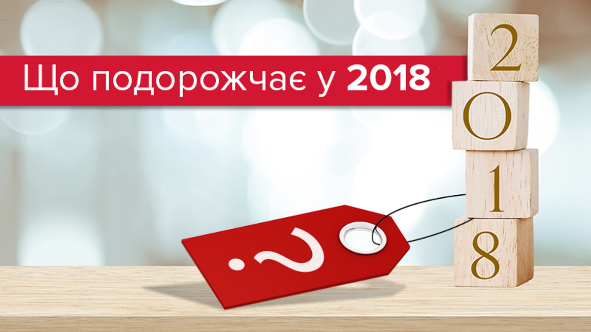 Як зміняться ціни на продукти та послуги у 2018 році Як зміняться ціни на продукти та послуги у 2018 році
