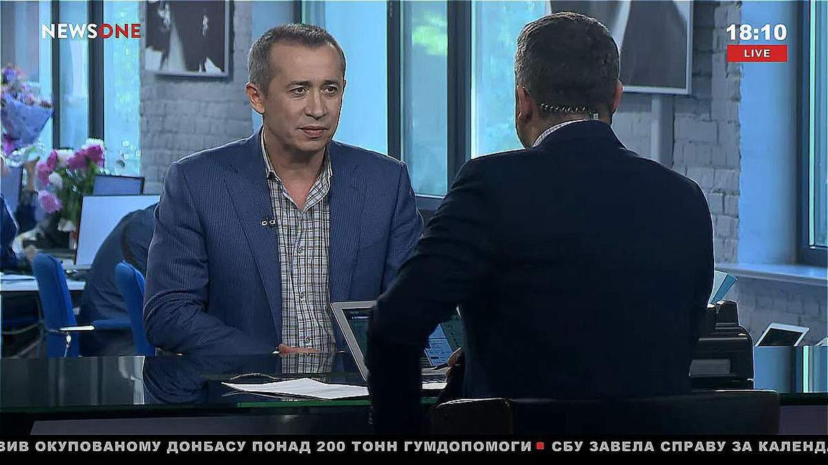 Загид Краснов в эфире телеканала NewsOne Загид Краснов в эфире телеканала NewsOne