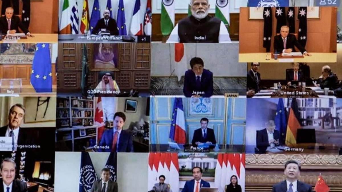 G20 впервые в истории заседали онлайн G20 впервые в истории заседали онлайн