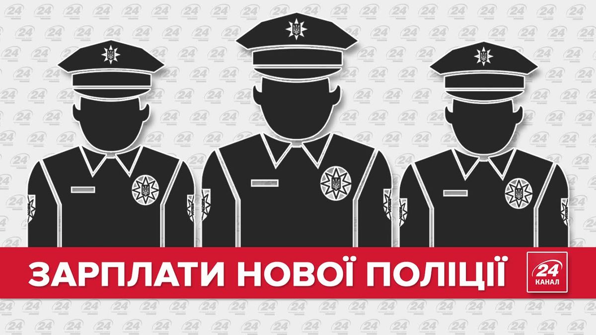 Скільки заробляє нова поліція (Інфографіка)