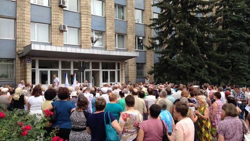 На Донбасі протестували через відключення води